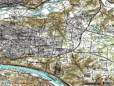 Cherry Grove topographic map