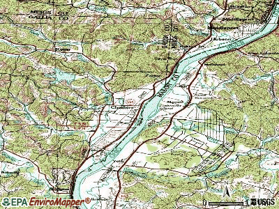 Cheshire topographic map