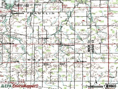 Chickasaw topographic map