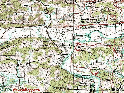 Dresden topographic map