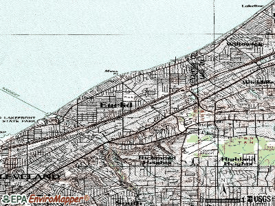 Euclid topographic map