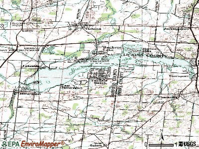 Fairfield Beach topographic map