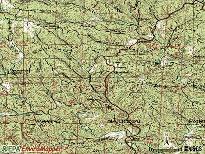 Graysville topographic map