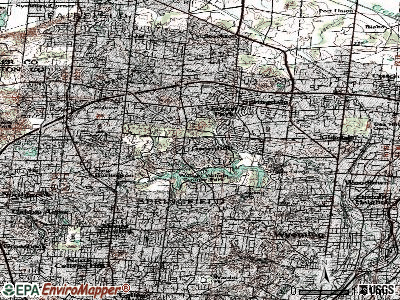 Greenhills topographic map