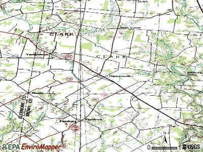 Hamersville topographic map
