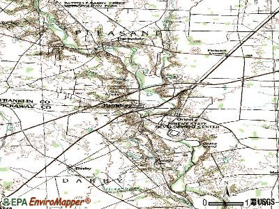Harrisburg topographic map