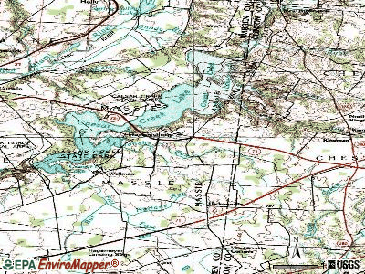 Harveysburg topographic map
