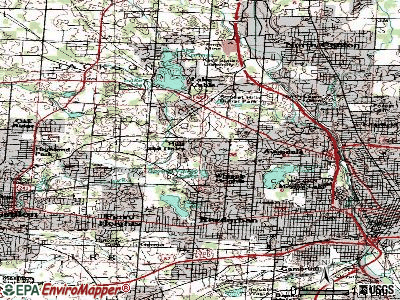 Hills and Dales topographic map