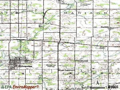 Holiday City topographic map