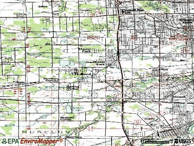 Holland topographic map