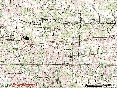 Hopedale topographic map