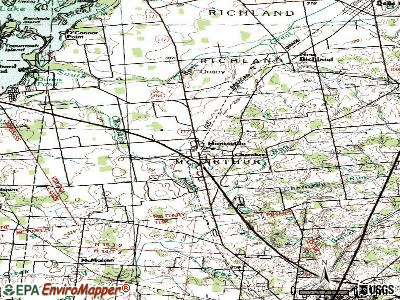 Huntsville topographic map