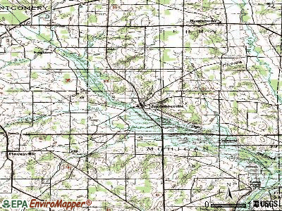 Jeromesville topographic map