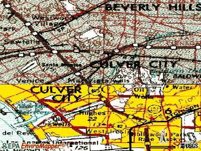 Culver City topographic map