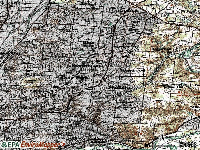 Kenwood topographic map