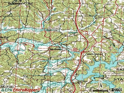 Kimbolton topographic map