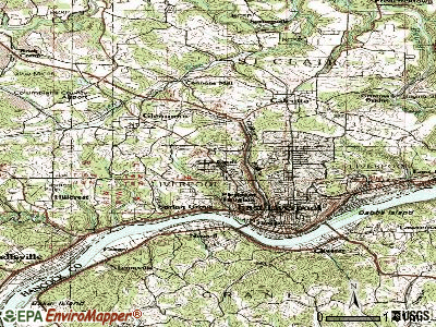 La Croft topographic map