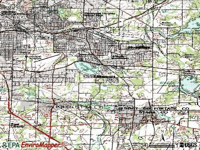 Lakemore topographic map