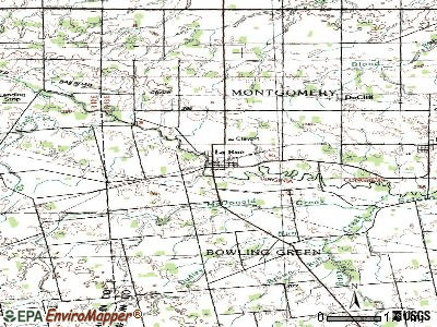 La Rue topographic map