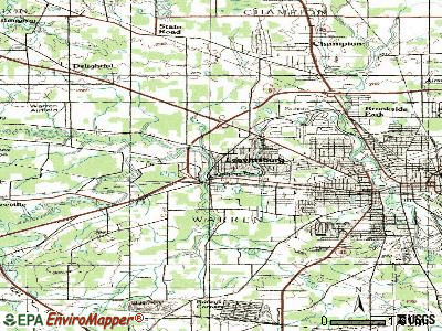 Leavittsburg topographic map