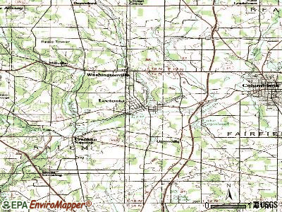 Leetonia topographic map