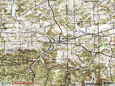 Loudonville topographic map