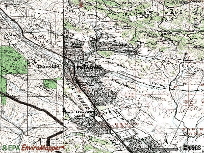 Danville topographic map