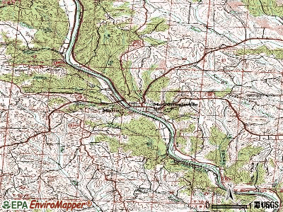 McConnelsville topographic map