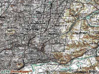 Madeira topographic map