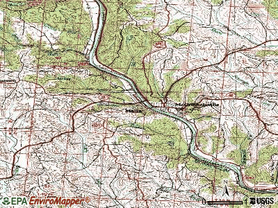 Malta topographic map
