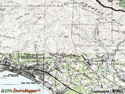 Day Valley topographic map