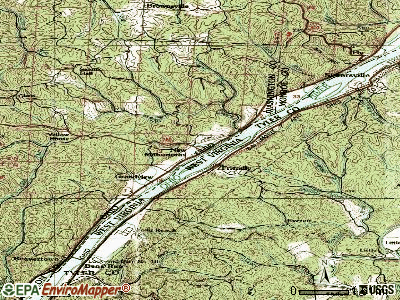 Matamoras topographic map