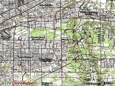 Mayfield topographic map