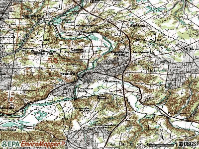 Milford topographic map