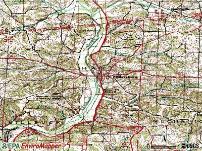 Millersburg topographic map