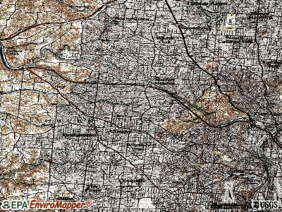 Monfort Heights South topographic map
