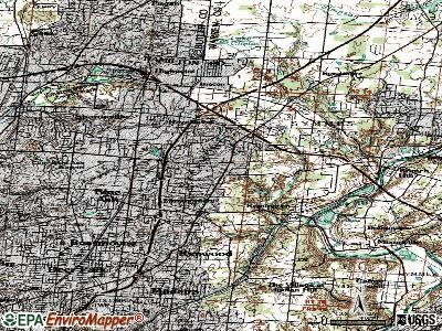 Montgomery topographic map