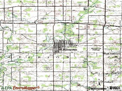 Montpelier topographic map