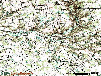 Morrow topographic map