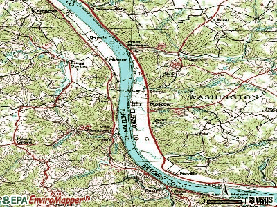 Mount Blanchard topographic map