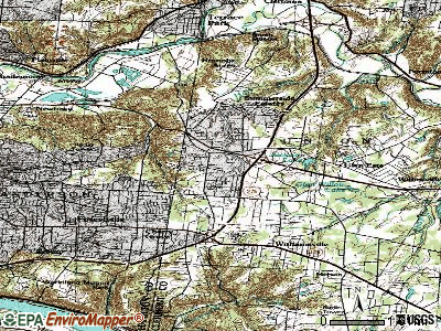 Mount Carmel topographic map