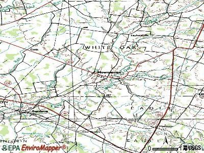 Mowrystown topographic map