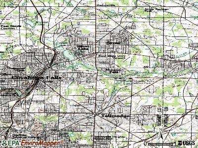 Munroe Falls topographic map
