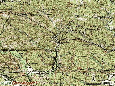 Murray City topographic map
