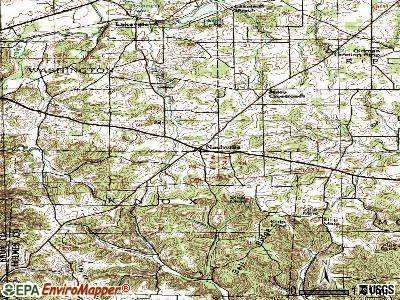 Nashville topographic map