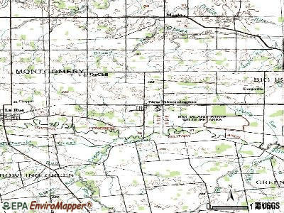 Newark topographic map