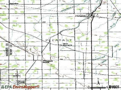 New Bavaria topographic map
