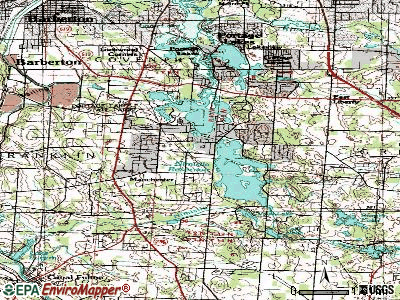 New Franklin topographic map