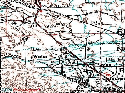 Derby Acres topographic map