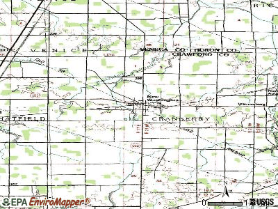 New Washington topographic map